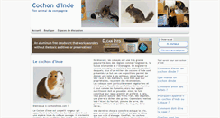 Desktop Screenshot of cochondinde.com